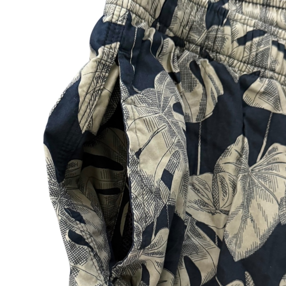 NWT Roundtree & York Tropical Swim Trunks M Black - Picture 5 of 11